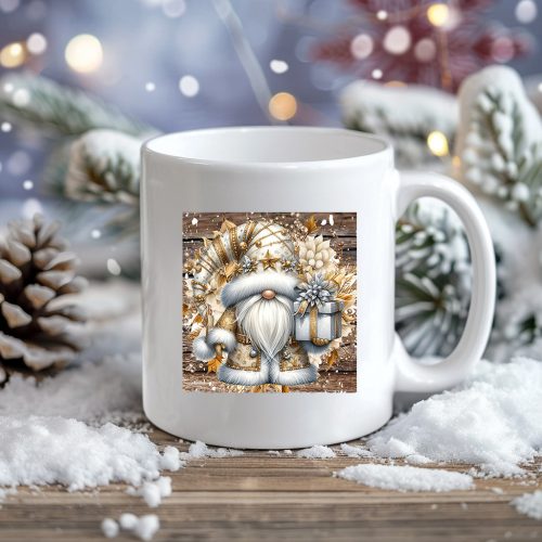 Karácsonyi arany manó kollekció - párnahuzat, bögre