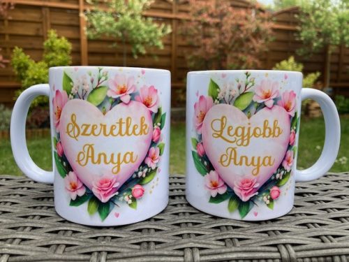 Kerámia bögre - Szeretlek Anya