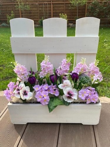 BETÉT02.Tavaszi virágláda betét - lila