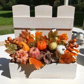   BETÉT56. "Csupa Tök" Őszi virágláda betét, 40 cm-es