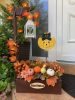 BETÉT56. "Csupa Tök" Őszi virágláda betét, 40 cm-es