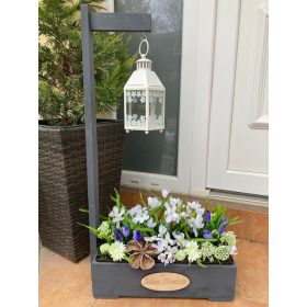 Tavaszi virágláda betét hóvirággal, 40 cm-es