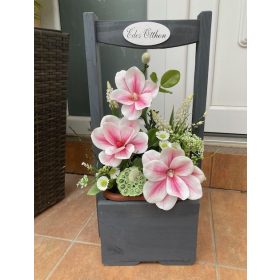 Tavaszi virágláda betét MAGNÓLIÁVAL - cirmos