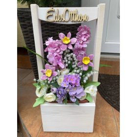 LILA MAGNÓLIÁK - kerámia virágos betét