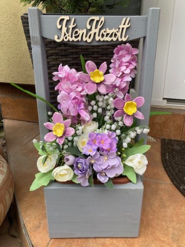 LILA MAGNÓLIÁK - kerámia virágos betét