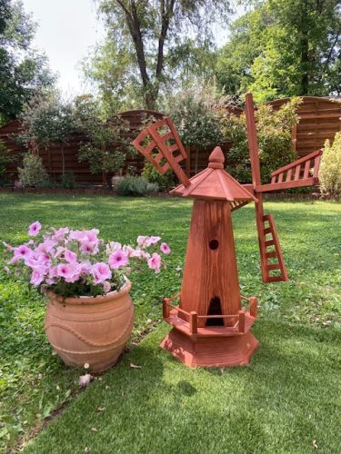 Szélmalom 100 cm-es - barna