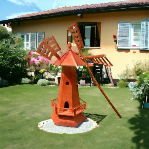 Szélmalom 100 cm-es - barna