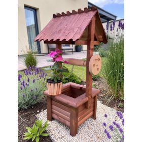 Fa kerekes kút 66 cm  