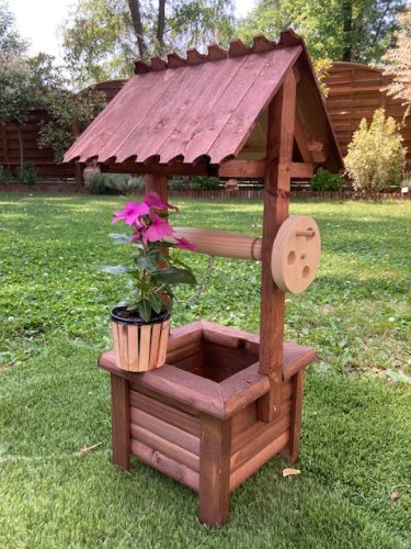 Fa kerekes kút 66 cm  