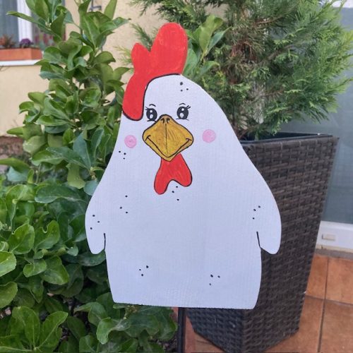Csibe fa dekoráció 