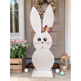Óriás nyuszi fa dekoráció, 100 cm