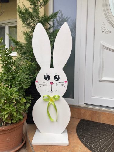 Óriás nyuszi fa dekoráció, 100 cm