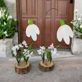 Hóvirág fa dekoráció