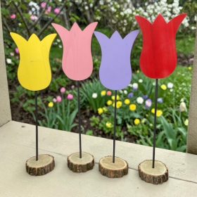 Tulipán fa dekoráció