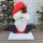 Kézzel festett fa Mikulás figura – 36×28 cm; kültéri és beltéri dekoráció 