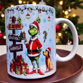 Grincs és Max Karácsonyi bögre  - 3 dl