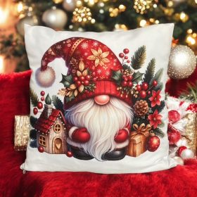 Karácsonyi manó kollekció - párnahuzat, bögre V3
