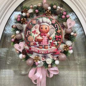 Ajtódísz CUKRÁSZ MÉZIVEL - 25 cm