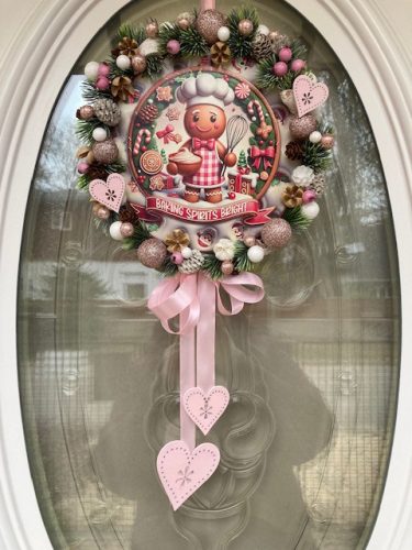 Ajtódísz CUKRÁSZ MÉZIVEL - 25 cm