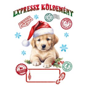 Mikulás zsák saját névvel V7. - KUTYA