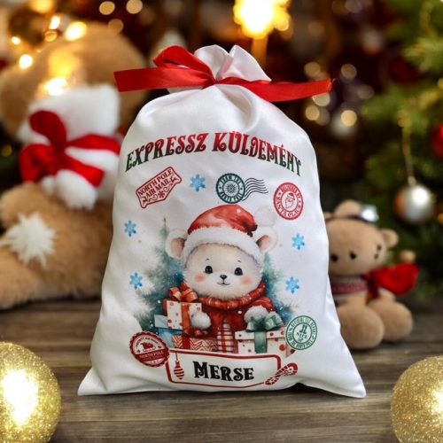 Mikulás zsák saját névvel V8. - MACI