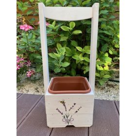 Levendulás virágláda I.