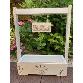 Levendulás virágláda II.