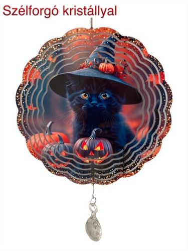 Szélforgó lila manóval 