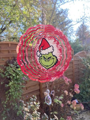 Karácsonyi szélforgó grinccsel