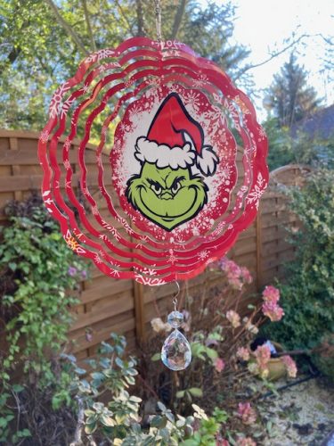 Karácsonyi szélforgó grinccsel