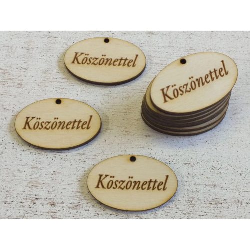 Gravírozott ovál tábla - többféle