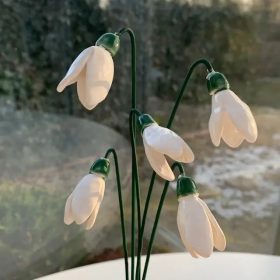 Hóvirág - kerámia virág