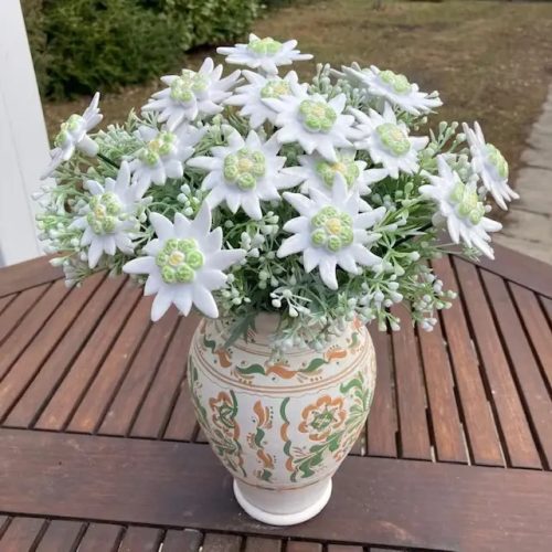 Havasi gyopár - kerámia virág