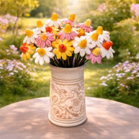 Kamilla - kerámia virág