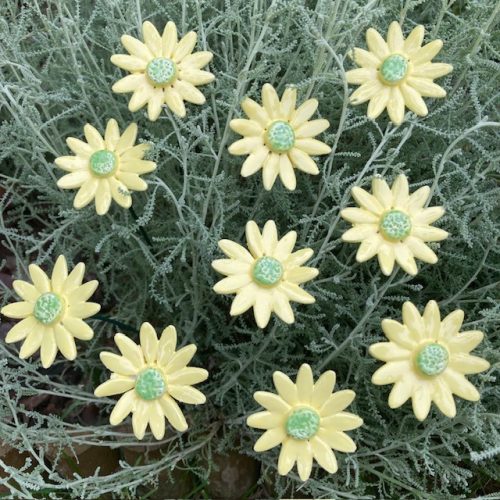 Réti margaréta - kerámia virág