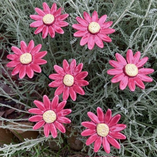 Réti margaréta - kerámia virág