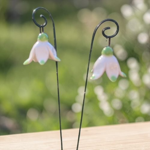 Tőzike - kerámia virág