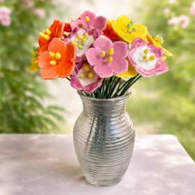 Liliom - kerámia virág