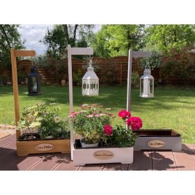 Lámpás virágláda  - többféle szín