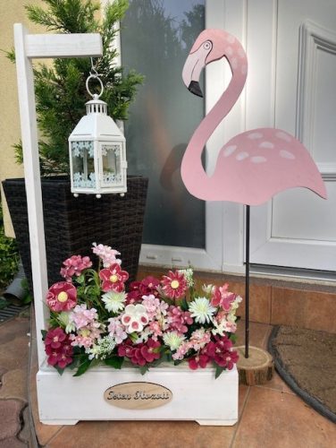 Lámpás virágláda  - többféle szín