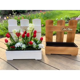 Rácsos virágláda  - többféle szín