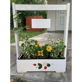 Epres virágláda táblás I.