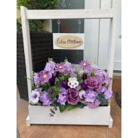 Kerámia virágos virágláda betétek