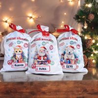 Mikulás zsák névvel