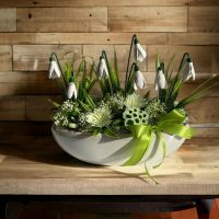 Hóvirág dekoráció