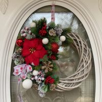 Karácsonyi ajtódíszek