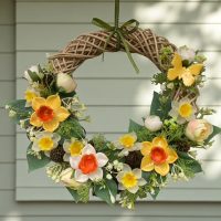 Kerámia virágos ajtódíszek - TAVASZ