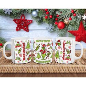 Grincses karácsonyi bögre V15