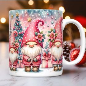 Karácsonyi bögre manó családdal G24