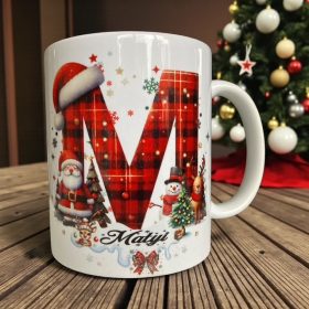 Karácsonyi bögre névre szóló